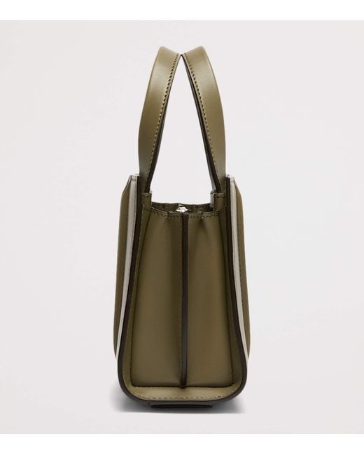 Max Mara Green Micro Whitney Top-Handle Bag