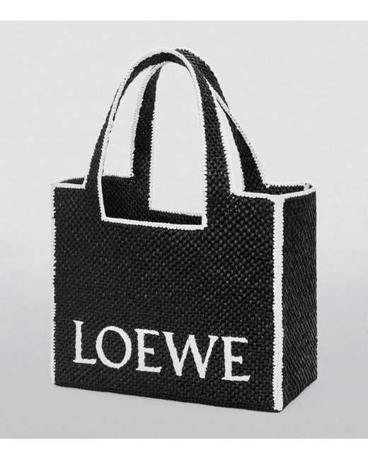 Loewe Black Largefont Tote