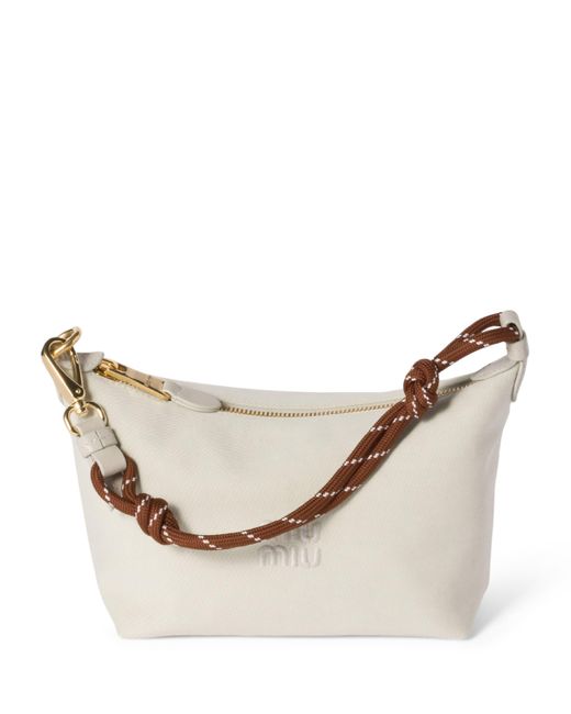 Miu Miu Natural Gabardine Pouch