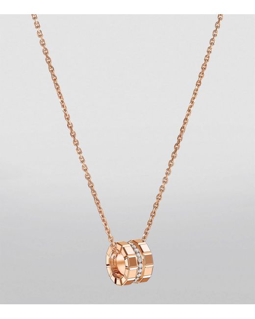 Sold at Auction: New Chopard 18k Yellow Gold “Ice Cube” Necklace