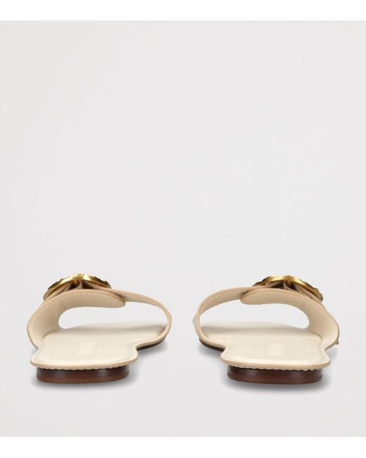 Zimmermann White Leather Solena Slides