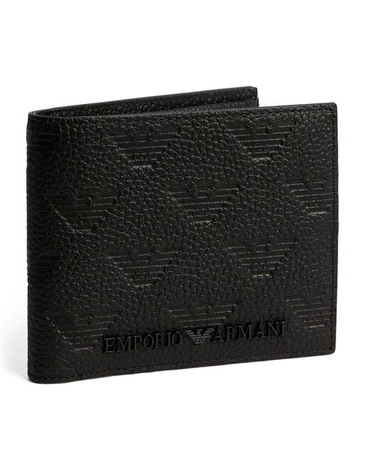 Emporio Armani White Leather Wallet And Belt Gift Set for men