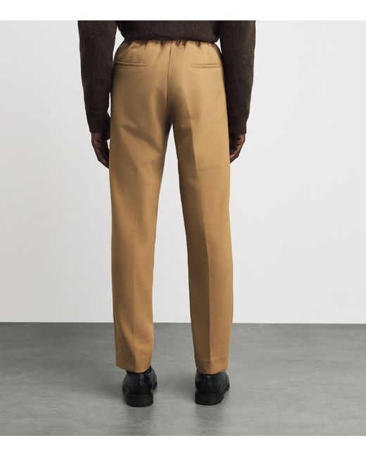 Sandro Natural Stretch Jersey Trousers for men