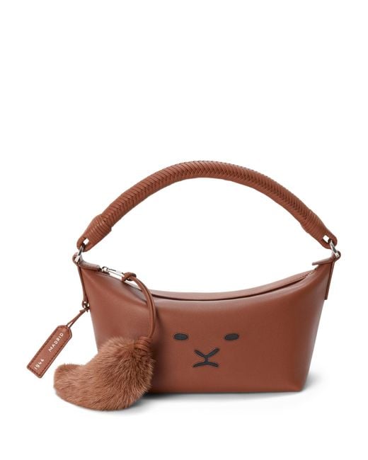 Loewe Brown Leather Cala 180 Top-Handle Bag