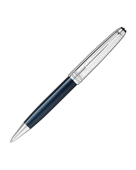 Montblanc White Meisterstück Solitaire Doué Hour Classique Ballpoint Pen