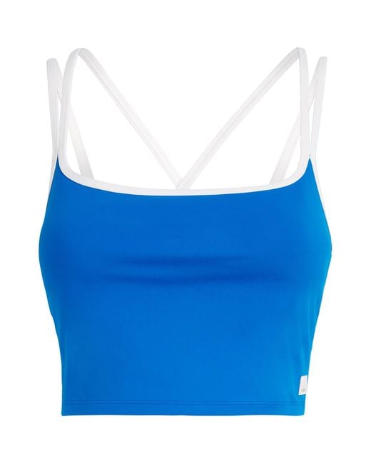 vuori Blue Daily Layered Sports Vest Top