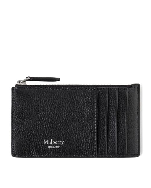 Mulberry Black Longline Zipped Continental Cardholder