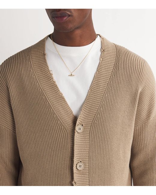Bleue Burnham Metallic Recycled Willow Bar Pendant Necklace for men