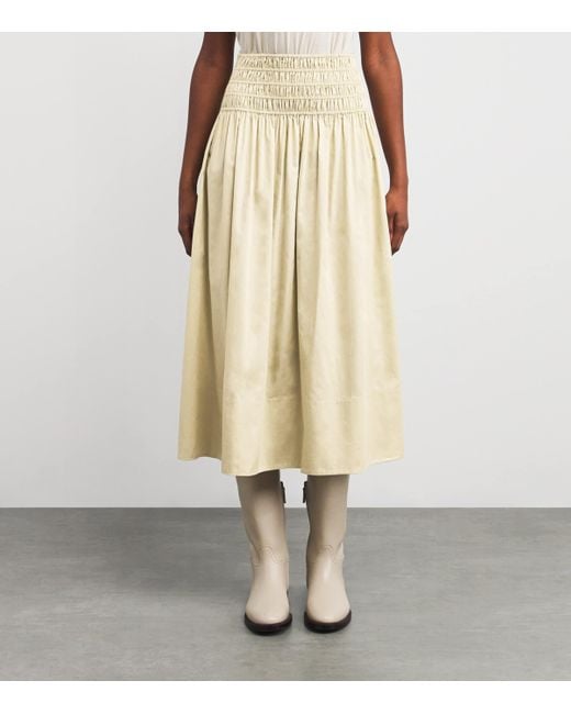 Joseph Natural Cotton Leonie Midi Skirt
