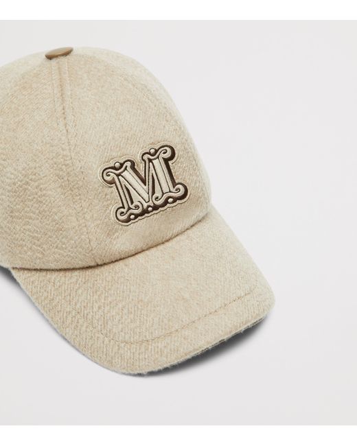 Max Mara Natural Monogram Cap