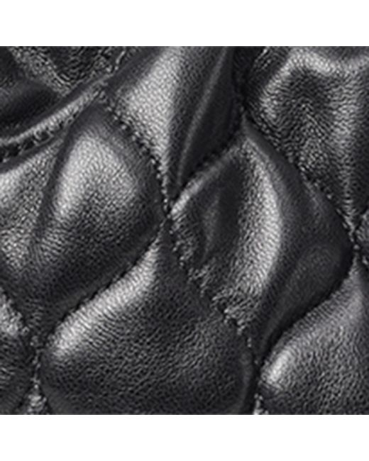 Aspinal Black Velvet Freida Top-Handle Bag