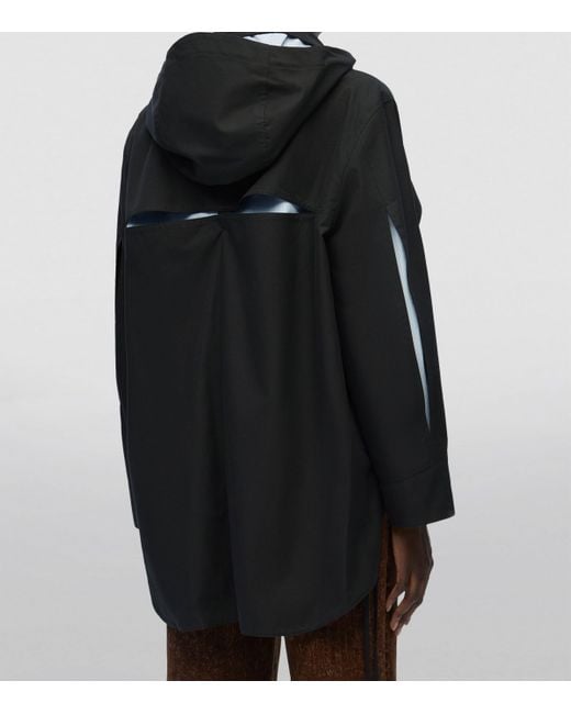 Loewe Black Hooded Parka Jacket