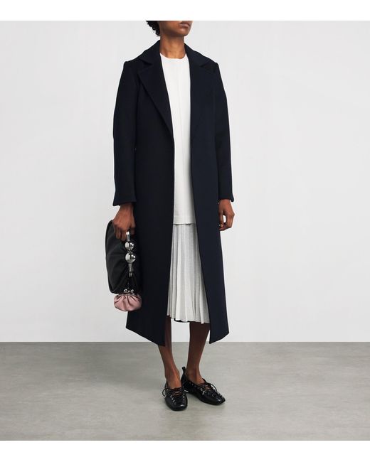 MAX&Co. Black Wool Longrun Coat
