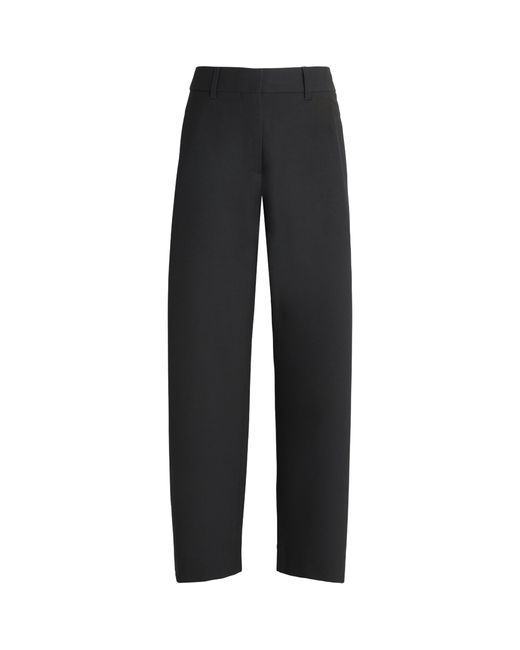 ME+EM Black Cotton-Blend Clever Tapered Chinos