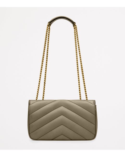 Saint Laurent Metallic Small Loulou Shoulder Bag