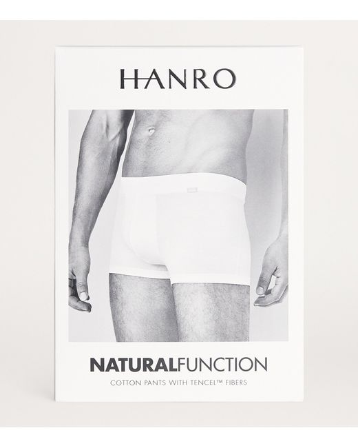 Hanro Black Natural Function Trunks for men