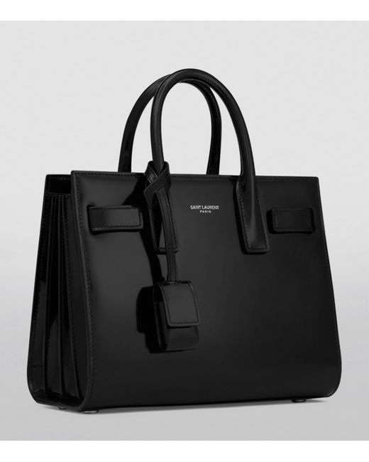 Saint Laurent Black Nano Sac De Jour Tote Bag