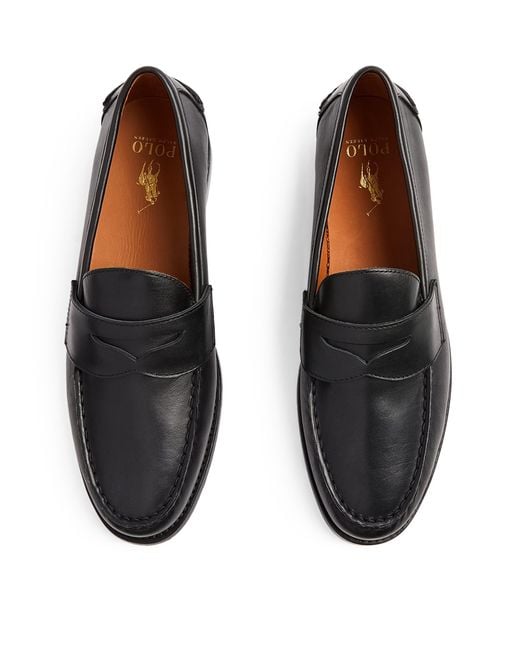 Polo Ralph Lauren Black Penny Loafers for men