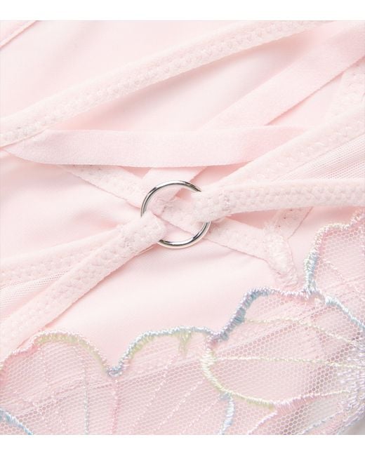 Chantelle Pink Lush Brazilian Briefs