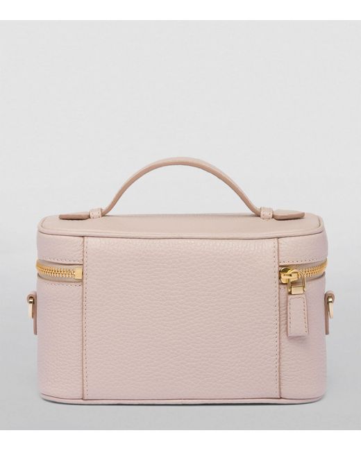 Prada Pink Leather Mini Vanity Bag