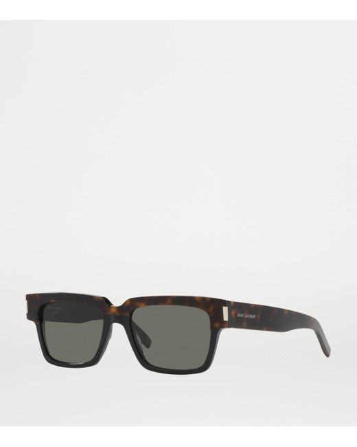 Saint Laurent Gray Tortoiseshell Sl 732 Vadim Sunglasses