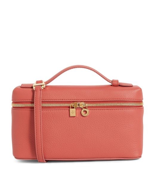 Loro Piana Pink Extra Pocket L19 Pouch Bag