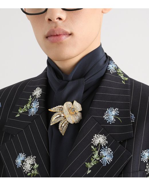 Dolce & Gabbana White Flower Brooch