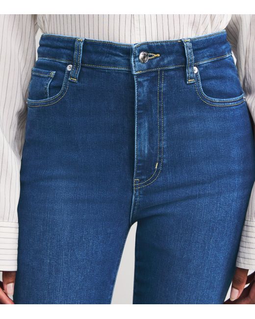 FRAME Blue The Pencil Slim Jeans