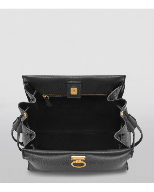 Mulberry Black Small Leather Iris Shoulder Bag