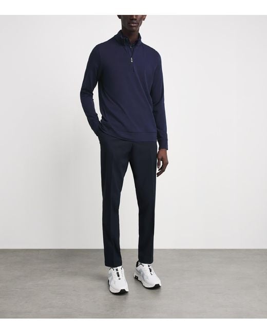 Kjus Blue Capture Midlayer Half-Zip Top for men