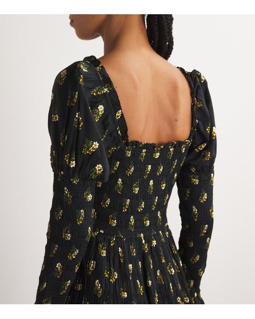 Doen Floral Wilmina Maxi Dress in Black | Lyst Doen Floral Wilmina Maxi Dress in Black | Lyst