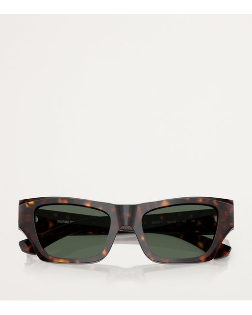 Burberry Green Acetate Square Sunglasses