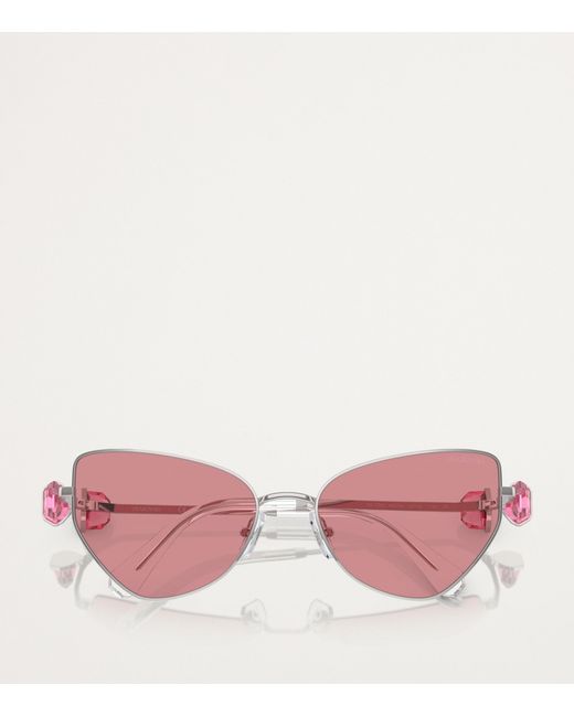 Swarovski Pink Cat Eye Sk7003 Sunglasses
