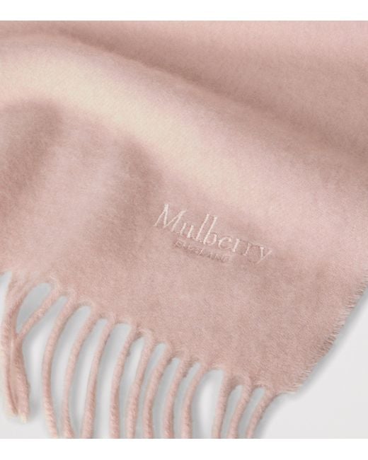 Mulberry Pink Cashmere Scarf