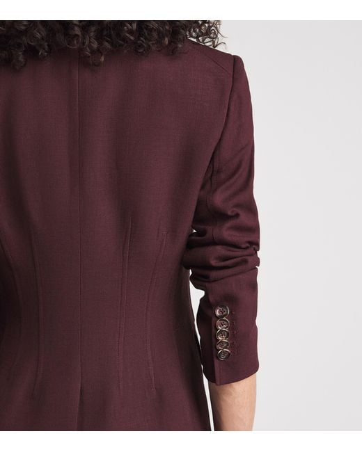 Veronica Beard Purple Isaac Dickey Blazer