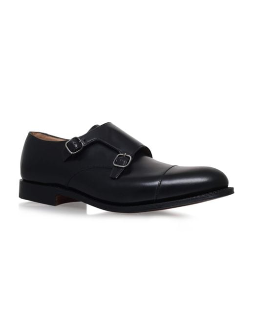Church's Black Double Monkstrap Brogue for men