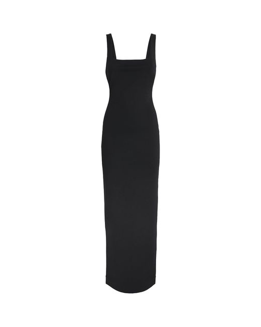 Solace London Black Crepe Aneila Maxi Dress