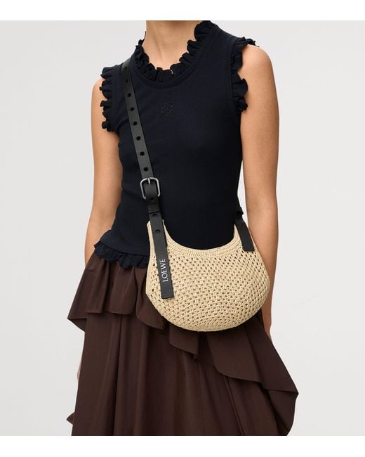 Loewe Natural X Paula's Ibiza Mini Punch-Hole Cross-Body Bag