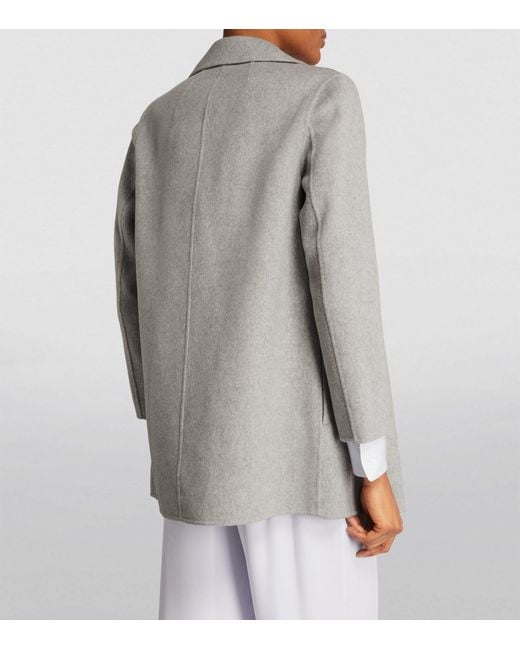 Theory Gray Wool-cashmere Clairene Jacket