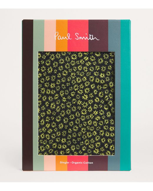Paul Smith Green Organic Cotton Printed Trunks for men