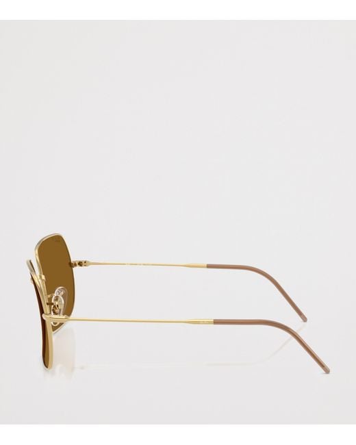 Ray-Ban Brown Rbr0104S Square 1971 Reverse Sunglasses