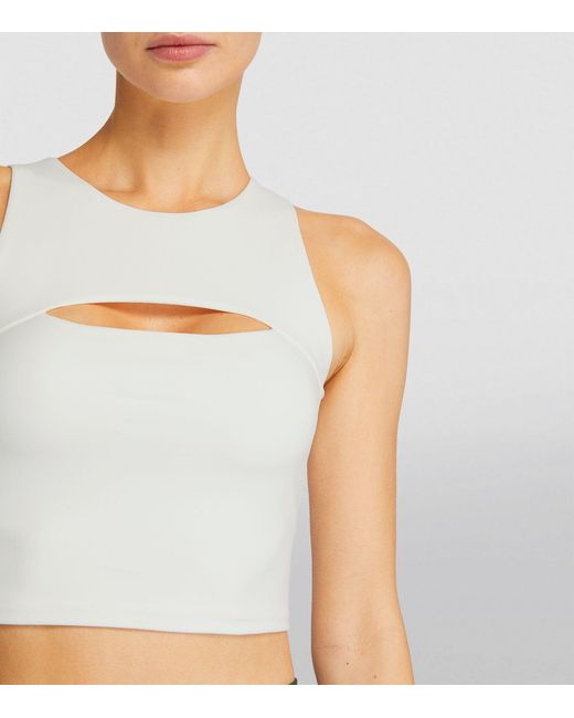 The Upside White Cut-out Milena Tank Top