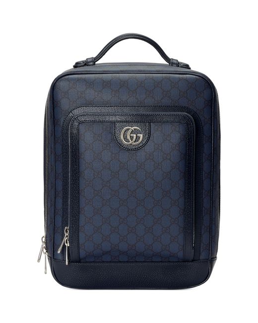 Gucci Blue Medium Mini Gg Backpack for men