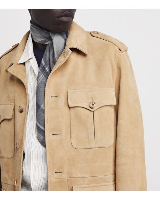 Ralph Lauren Natural X Wimbledon Suede Safari Jacket for men