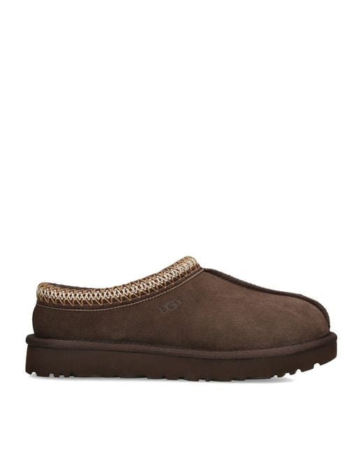 Ugg Brown Suede Tasman Ii Slippers