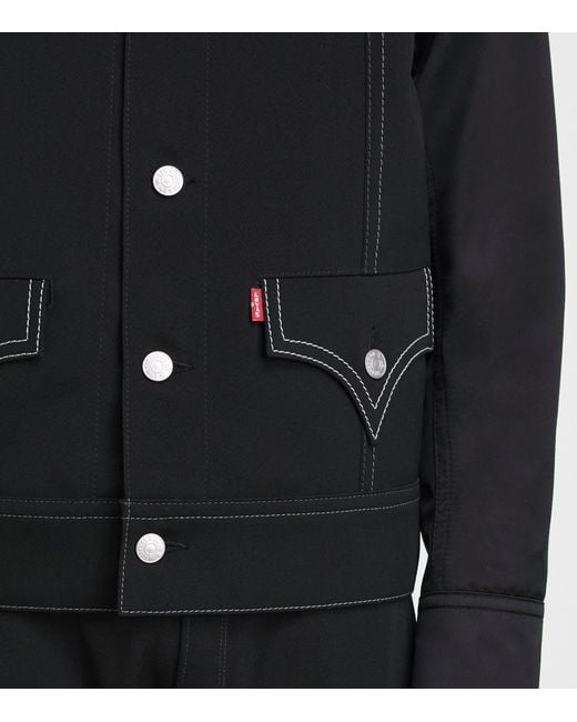 Junya Watanabe Black X Levi's Wool Jacket for men