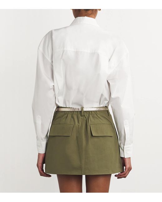 Maje Natural Leather Clover Belt