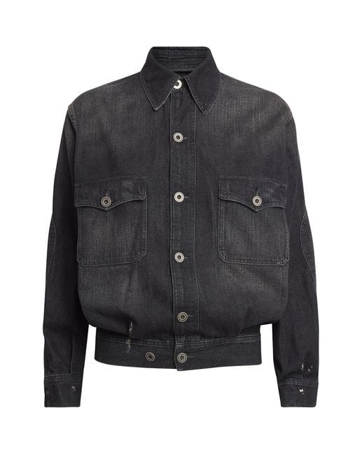 Maison Margiela Gray Denim Sports Jacket