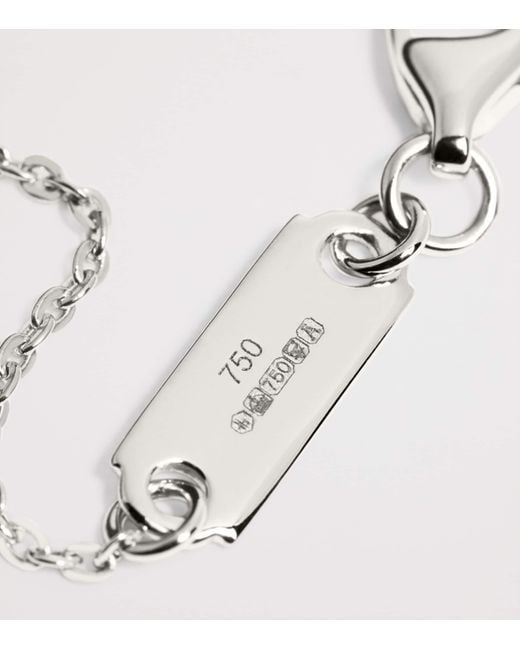 Harrods Metallic And Diamond Pendant Necklace