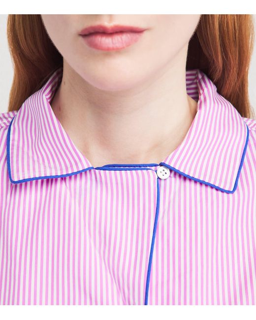 Polo Ralph Lauren Pink Cotton Stripe Pyjama Set